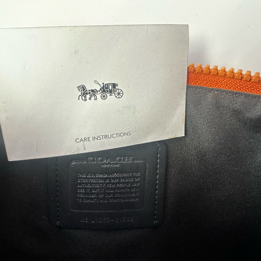 Coach Brown and Blue crossbody - Picture 5 of 6